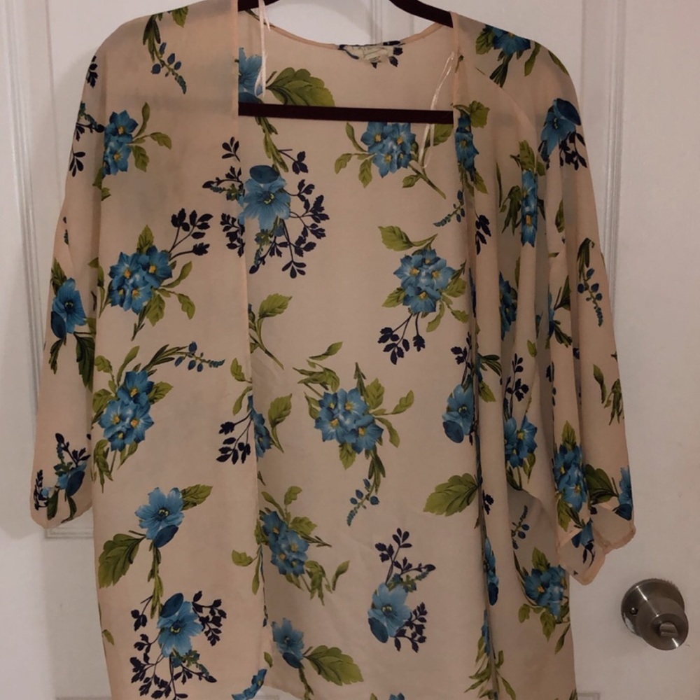Floral cardigan